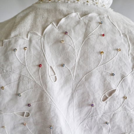 upcycle linen blouse