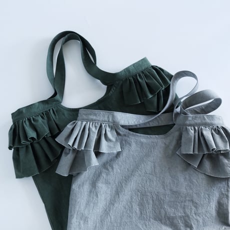 bucket bag　(dark green)