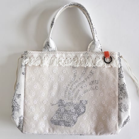 upcycle tote bag  "typewriter"