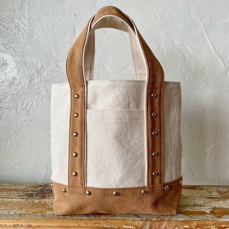 canvas tote bag medium (mocha)