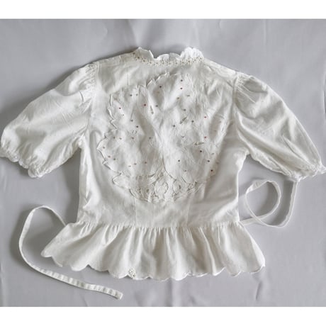 upcycle linen blouse