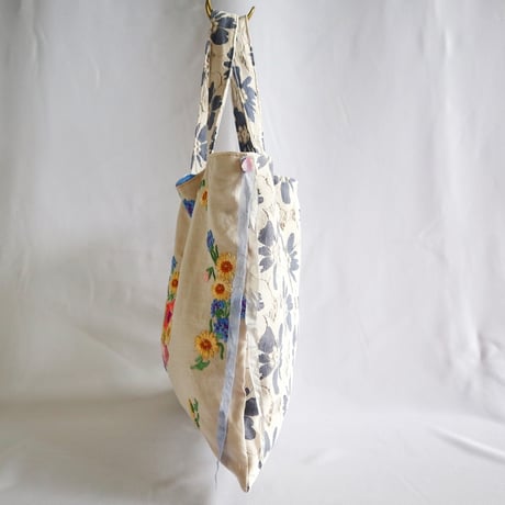 "upcycle" vintage embroidery bag