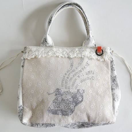 upcycle tote bag  "typewriter"
