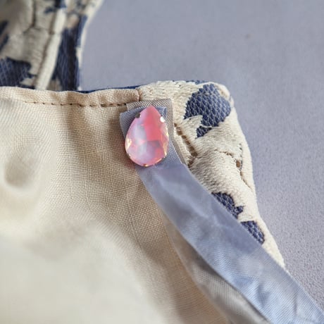 "upcycle" vintage embroidery bag