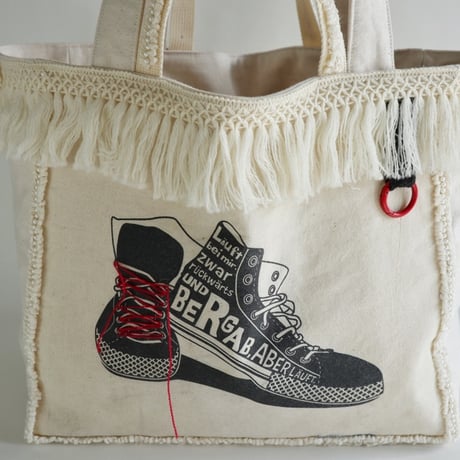 upcycle tote bag  "A"