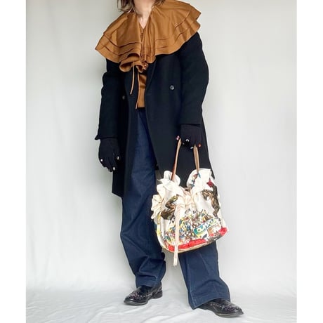 vintage scarf upcycle bag (western)