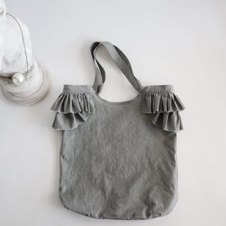 bucket bag　(dove grey)