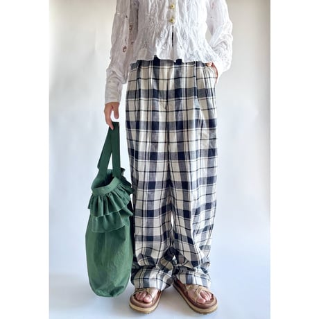 bucket bag　(dark green)