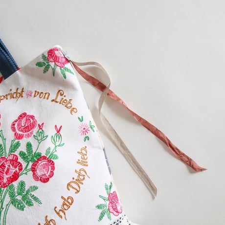 "upcycle" vintage embroidery bag