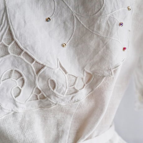 upcycle linen blouse