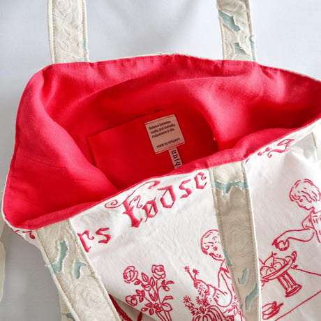 "upcycle" vintage embroidery bag