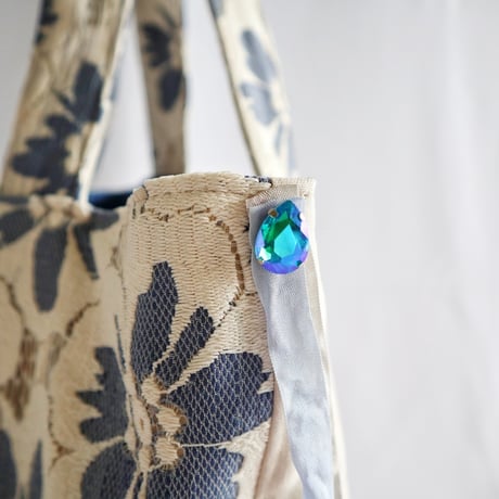"upcycle" vintage embroidery bag