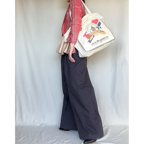 upcycle tote bag  "D"