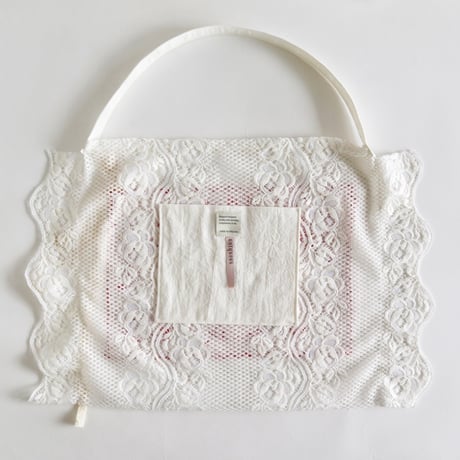 "upcycle" vintage embroidery lace bag  (woman)