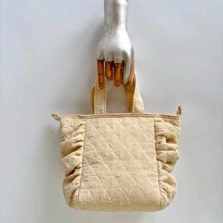 gather tote bag  mini　(beige)