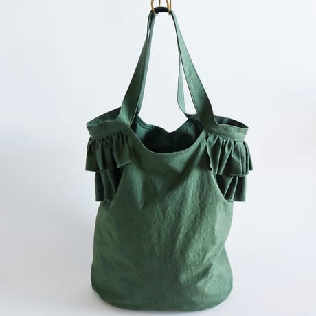 bucket bag　(dark green)
