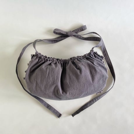 shirring bag （gray)
