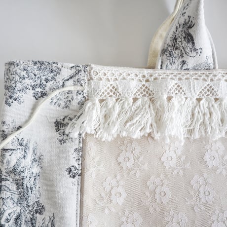 upcycle tote bag  "typewriter"