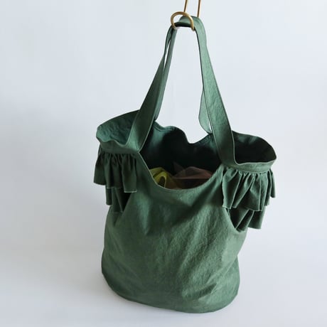 bucket bag　(dark green)