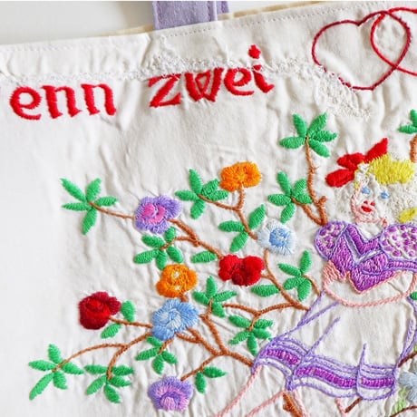 vintage embroidery bag