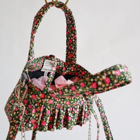 floral mini totebag "c"