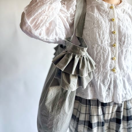bucket bag　(dove grey)