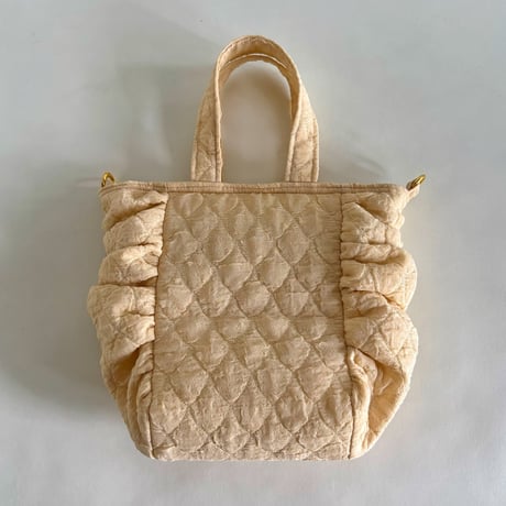 gather tote bag  mini　(beige)