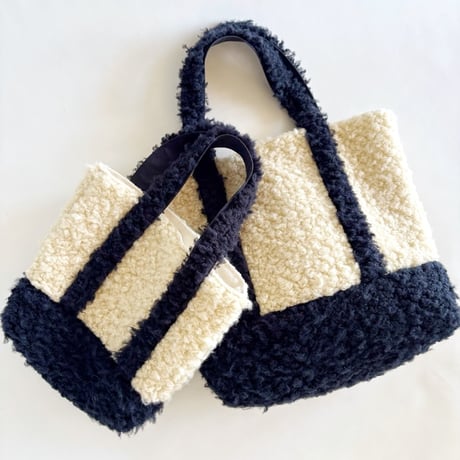 rum fur tote bag (black)