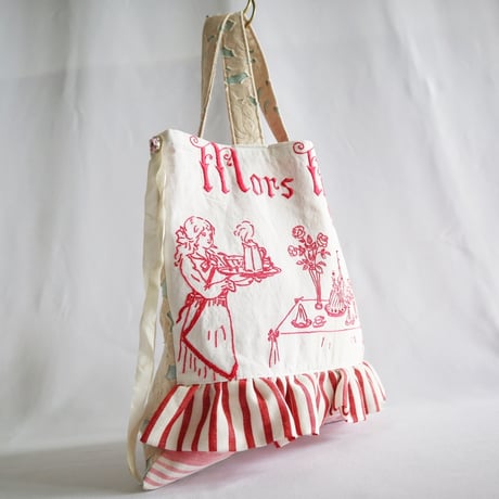 "upcycle" vintage embroidery bag