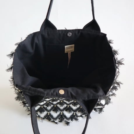 vintage fabric gather bag
