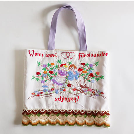 vintage embroidery bag