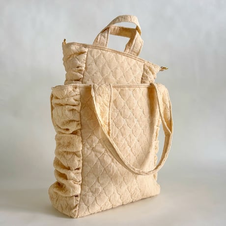 gather tote bag  mini　(beige)
