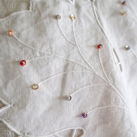 upcycle linen blouse