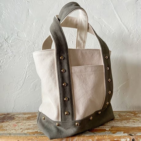 canvas tote bag medium (middle gray)