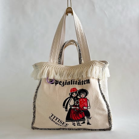upcycle tote bag  "C"