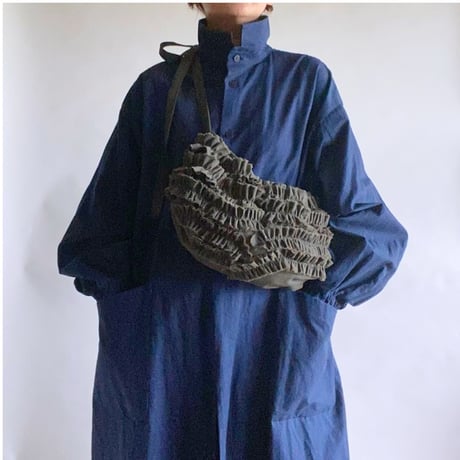 shirring bag （khaki)
