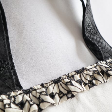 "upcycle" vintage embroidery bag