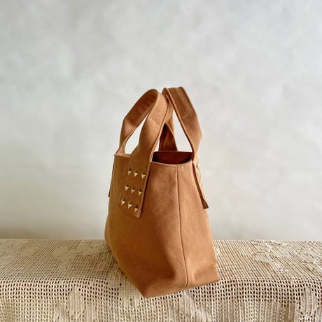 canvas tote bag mini (beige)