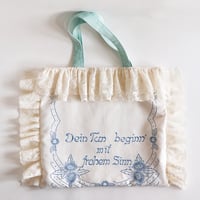 vintage embroidery bag
