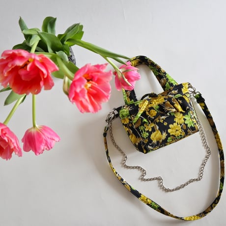 floral mini totebag "a"