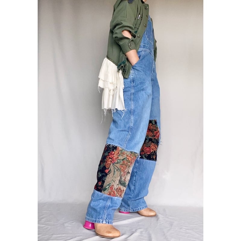 upcycle denim overalls | uniquees