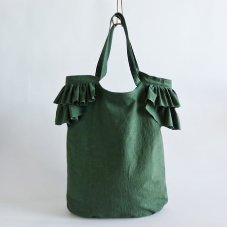 bucket bag　(dark green)