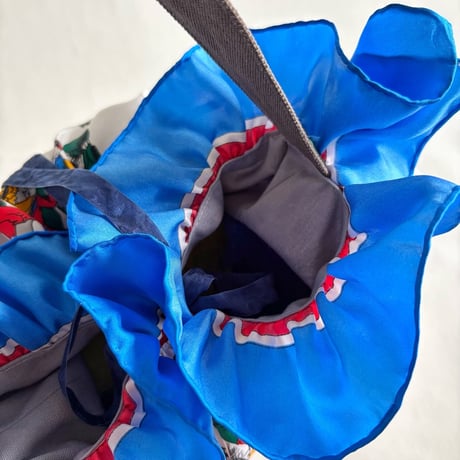 vintage scarf upcycle bag (French Revolution)