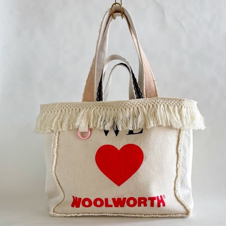upcycle tote bag  "B"