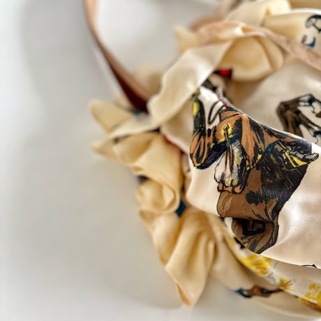 vintage scarf upcycle bag (western)