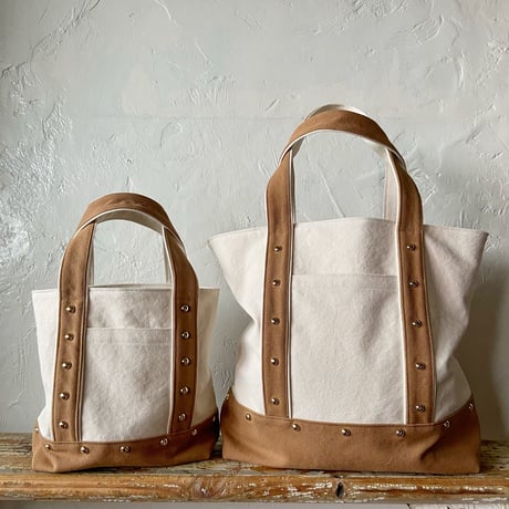 canvas tote bag large (mocha)