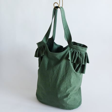 bucket bag　(dark green)