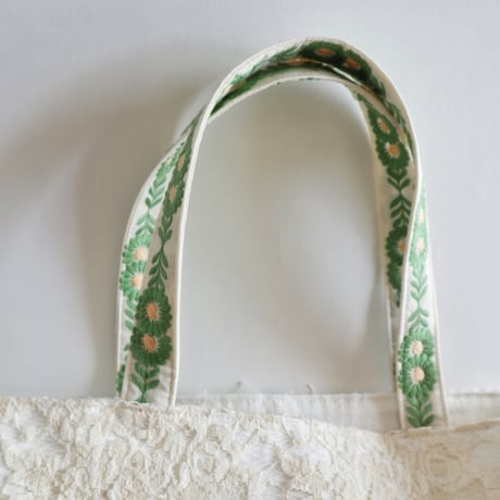 "upcycle" vintage embroidery bag "a"