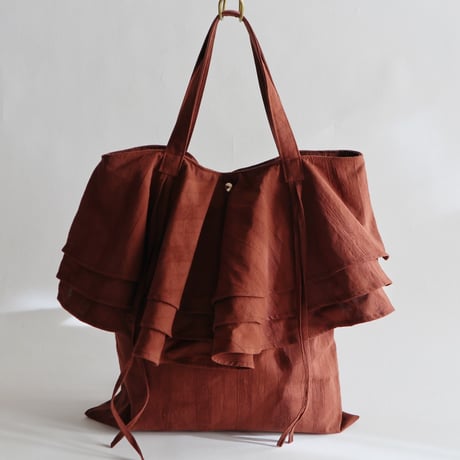big frills bag (chocolate)