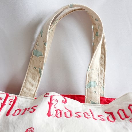 "upcycle" vintage embroidery bag